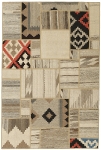 Handgeknüpfter persischer Teppich &Kelim Patchwork