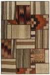 Handgeknüpfter persischer Teppich &Kelim Patchwork