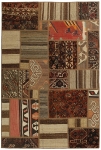 Handgeknüpfter persischer Teppich &Kelim Patchwork