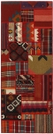 Handgeknüpfter persischer Teppich &Kelim Patchwork