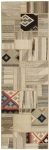 Handgeknüpfter persischer Teppich &Kelim Patchwork