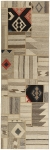 Handgeknüpfter persischer Teppich &Kelim Patchwork