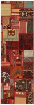 Handgeknüpfter persischer Teppich &Kelim Patchwork
