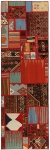 Handgeknüpfter persischer Teppich &Kelim Patchwork