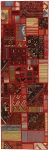 Handgeknüpfter persischer Teppich &Kelim Patchwork