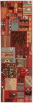 Handgeknüpfter persischer Teppich &Kelim Patchwork