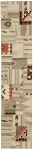 Handgeknüpfter persischer Teppich &Kelim Patchwork