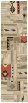 Handgeknüpfter persischer Teppich &Kelim Patchwork