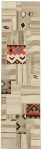 Handgeknüpfter persischer Teppich &Kelim Patchwork