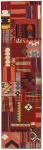 Handgeknüpfter persischer Teppich &Kelim Patchwork
