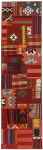 Handgeknüpfter persischer Teppich &Kelim Patchwork