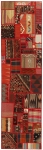 Handgeknüpfter persischer Teppich &Kelim Patchwork